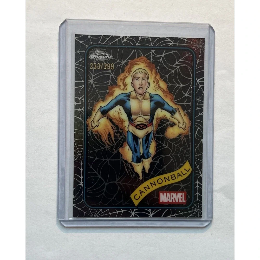 2025 Topps Chrome Marvel Cannonball #51 Spider Web Refractor /399‎ X-Men